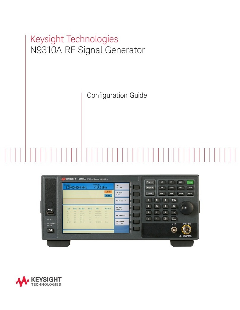 Keysight Technologies N9310A User manual