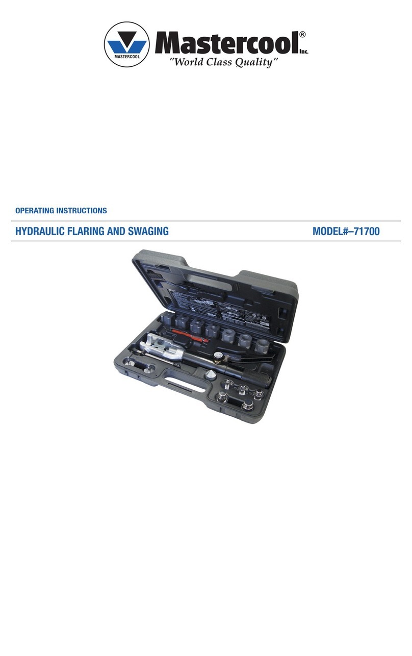 Master cool 71700 operating instructions Master cool 71700 operating instructions
