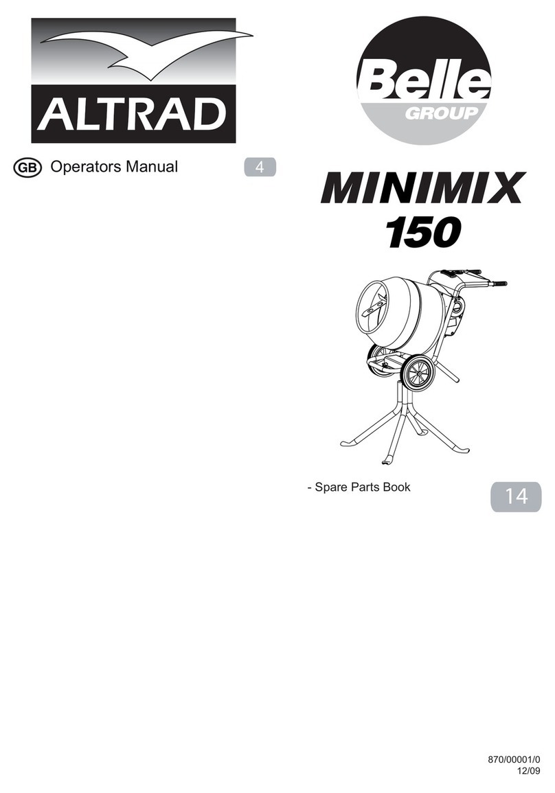 Belle Group Minimix 150 Operator's manual