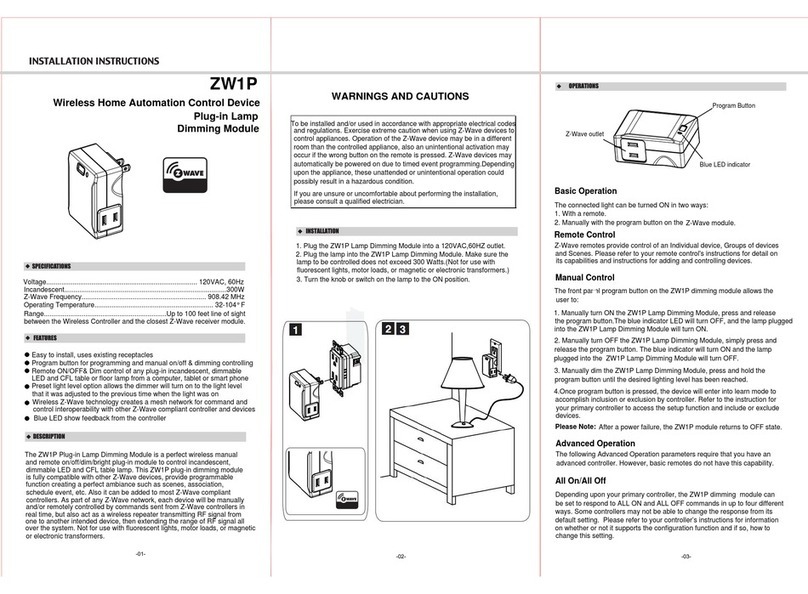 Enerwave ZW1P installation instructions