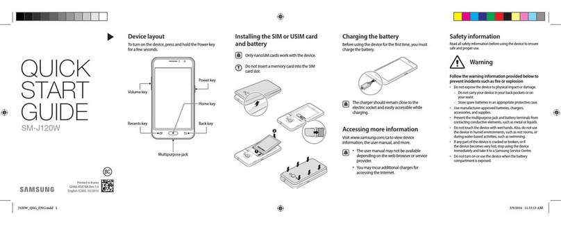 Samsung SM-J120W User manual
