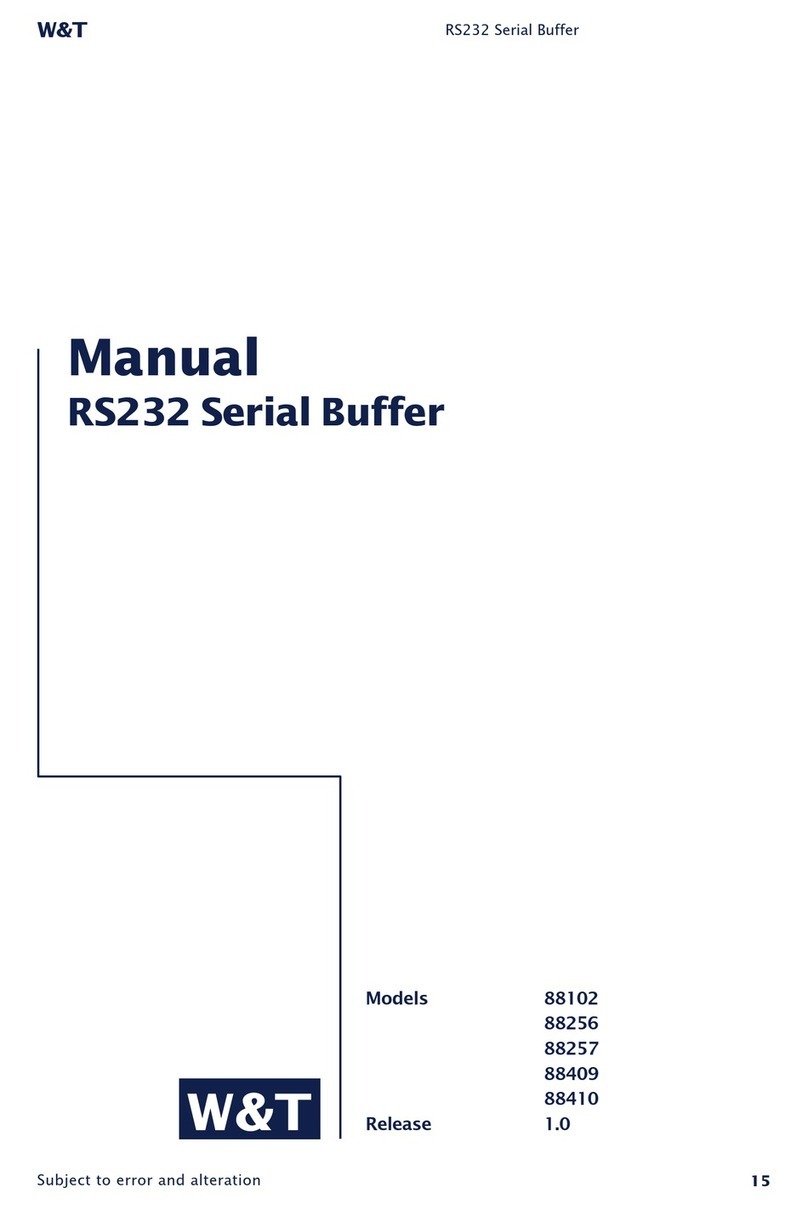 W&T RS232 88102 manual