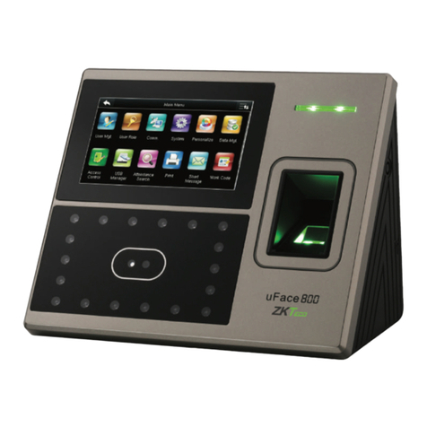 midex uFace800 user manual