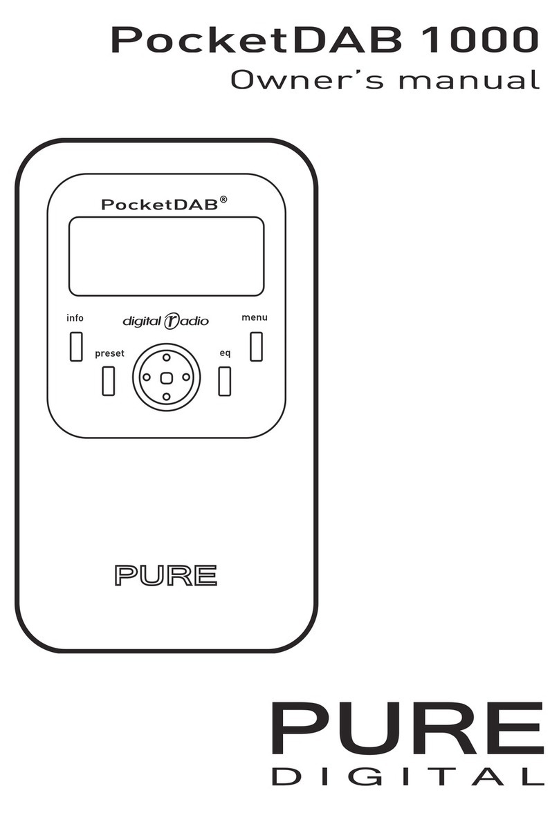 Pure Digital PocketDAB 1000 User manual
