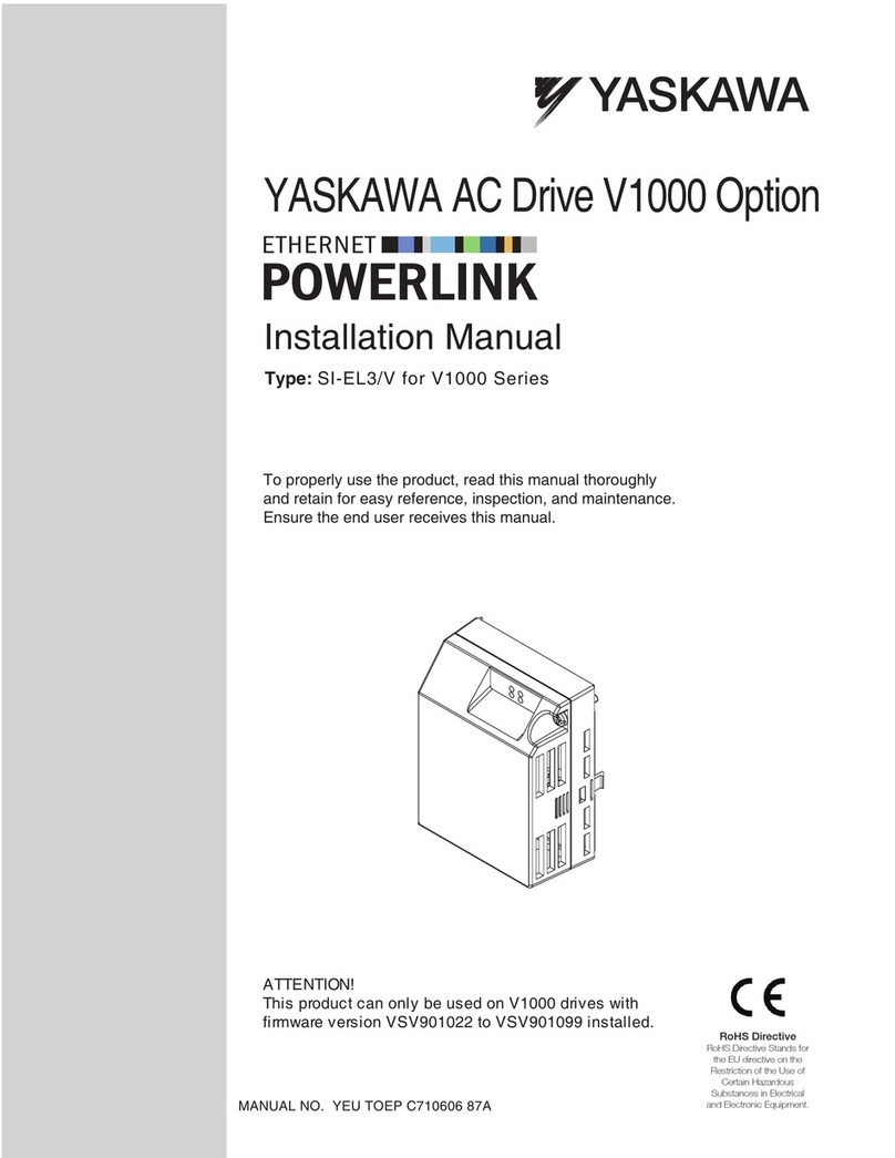 YASKAWA SI-EL3/V User manual
