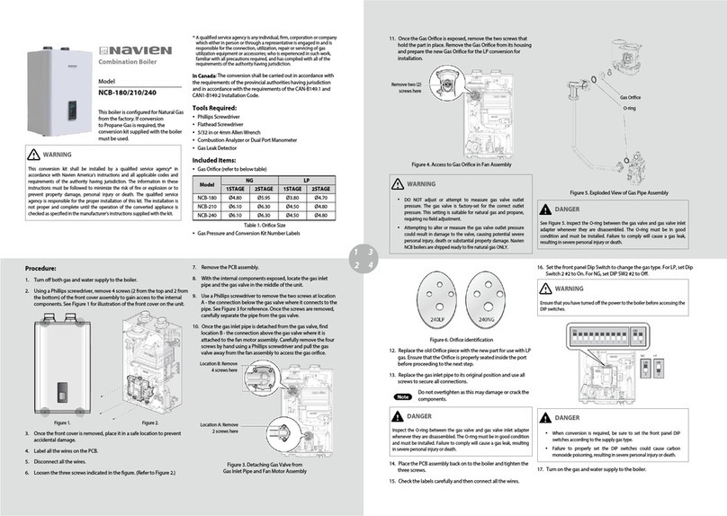 Navien NCB-180 User manual