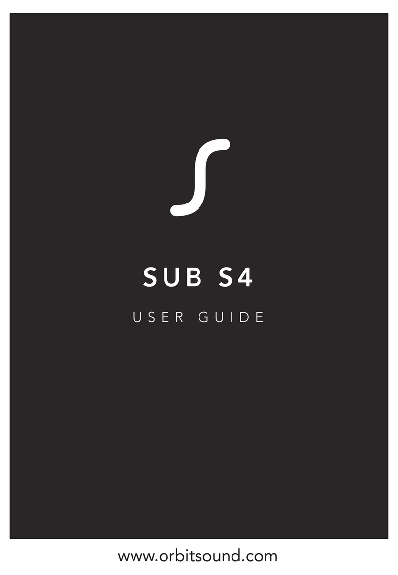 Orbitsound SUB S4 user guide