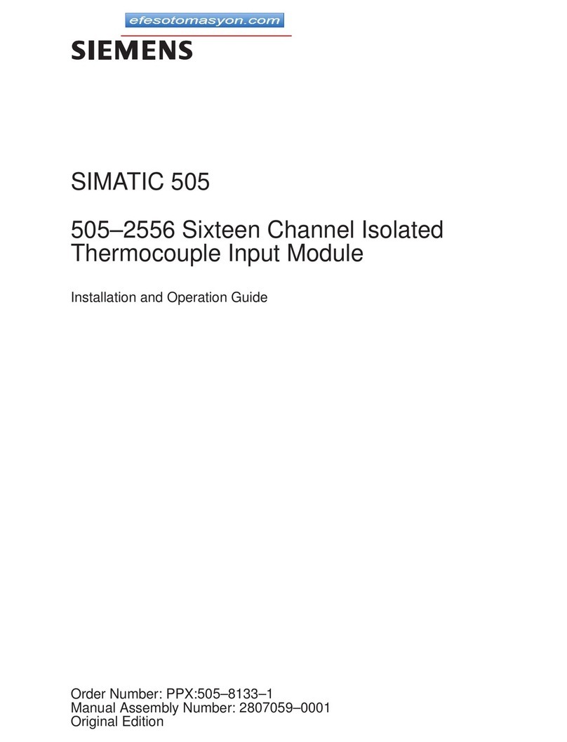 Siemens SIMATIC 505 Operating instructions