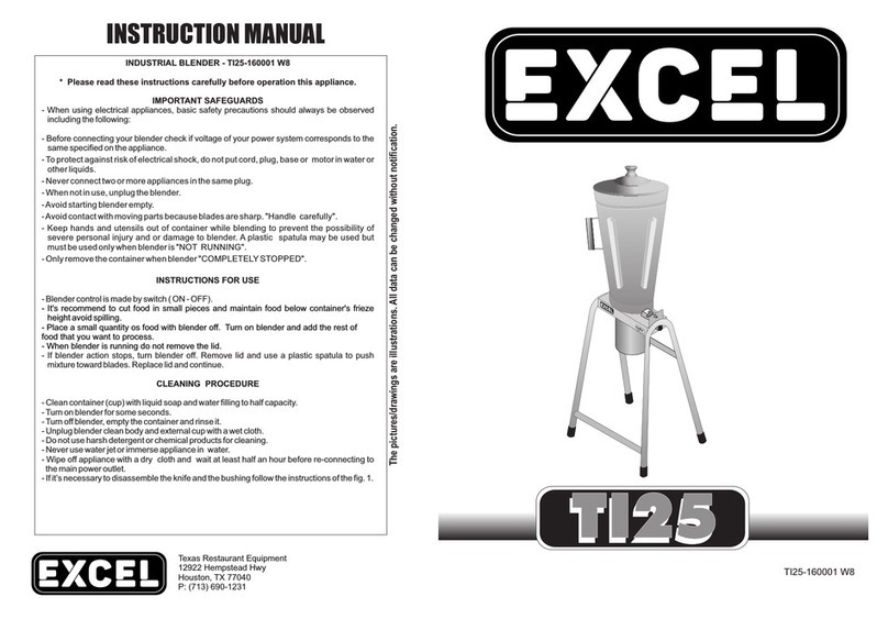 Excel TI 25 instruction manual