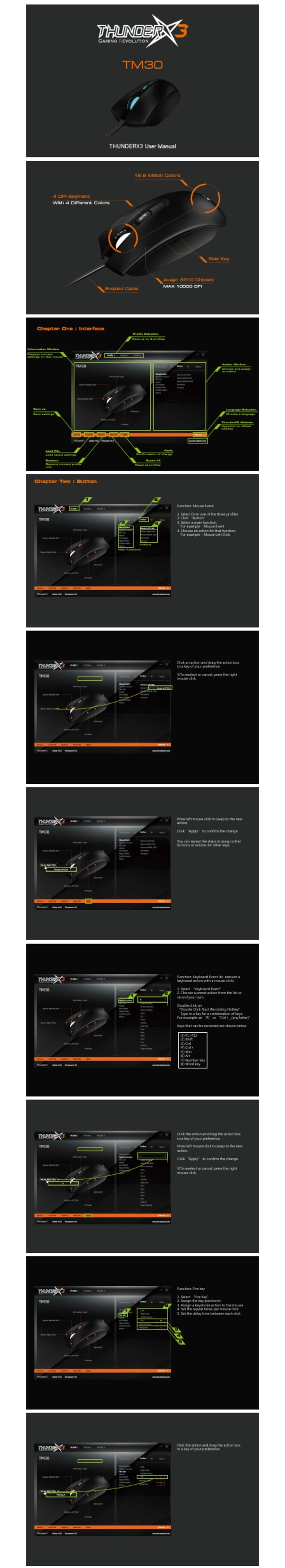 ThunderX3 TM30 user manual