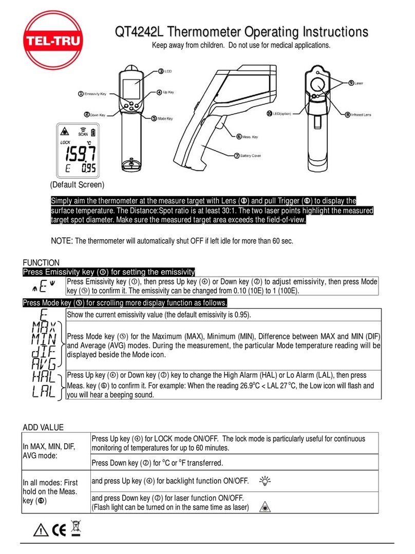 TEL-TRU QT4242L operating instructions