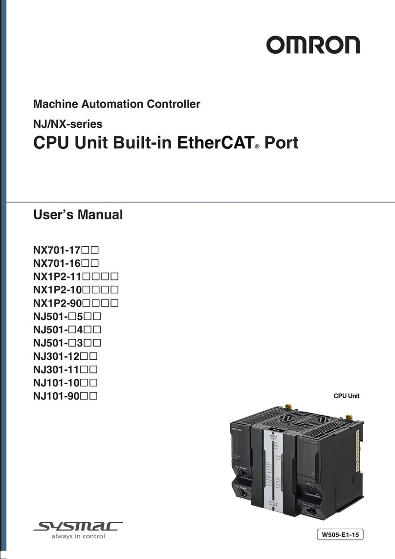 Omron NX701-17 Series User manual