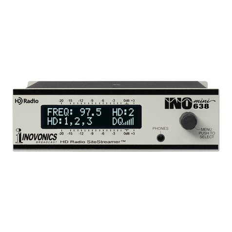 Inovonics INOmini 638 SiteStreamer Installation & user guide