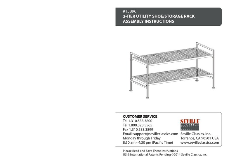 Seville Classics 15896 Assembly instructions and rules