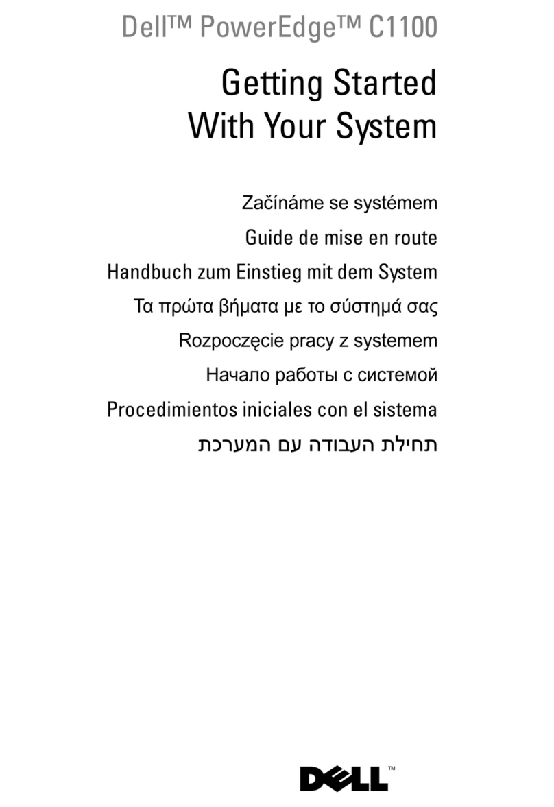 Dell PowerEdge C1100 Getting started