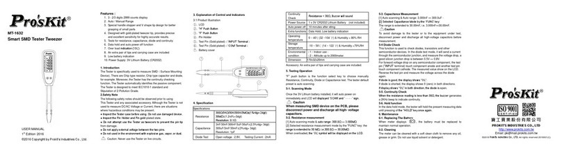 ProsKit MT-1632 user manual