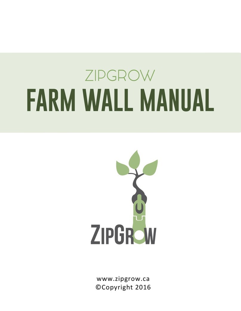 ZipGrow 5-foot Farm Wall manual