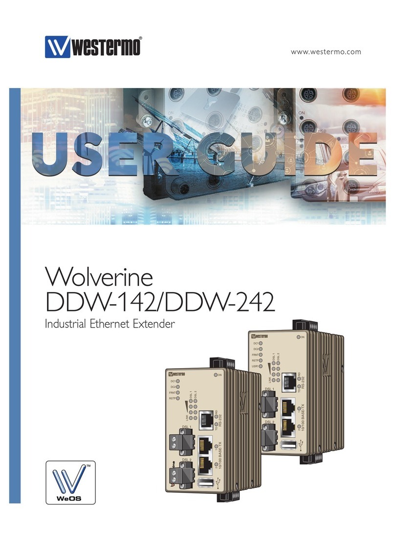 Westermo DDW-142 User manual