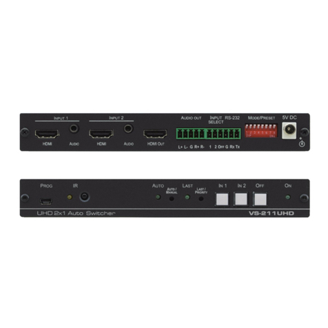 Kramer VS-211UHD user manual