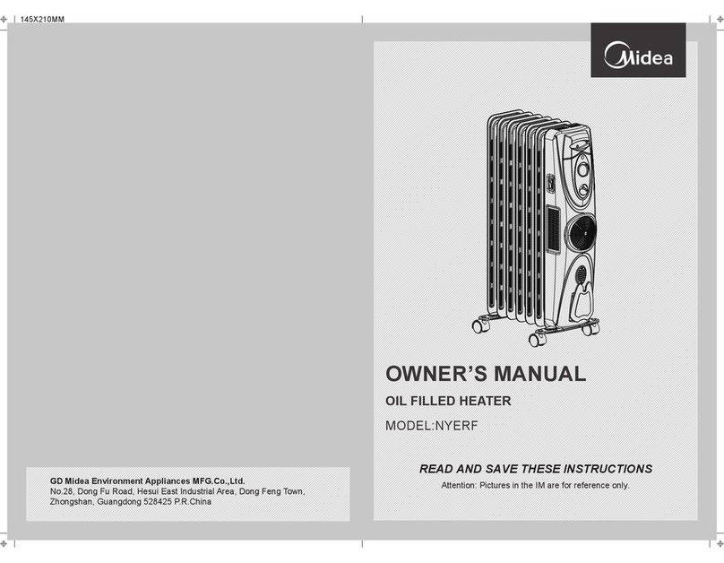 Midea NYERF User manual