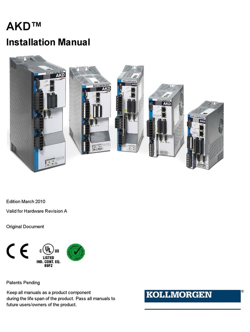 Kollmorgen AKD-x00306 installation manual