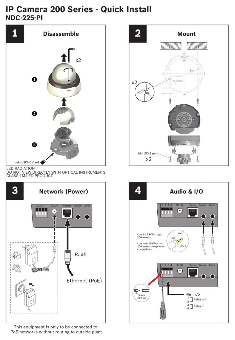 Bosch NDC-225-PI Instructions for use