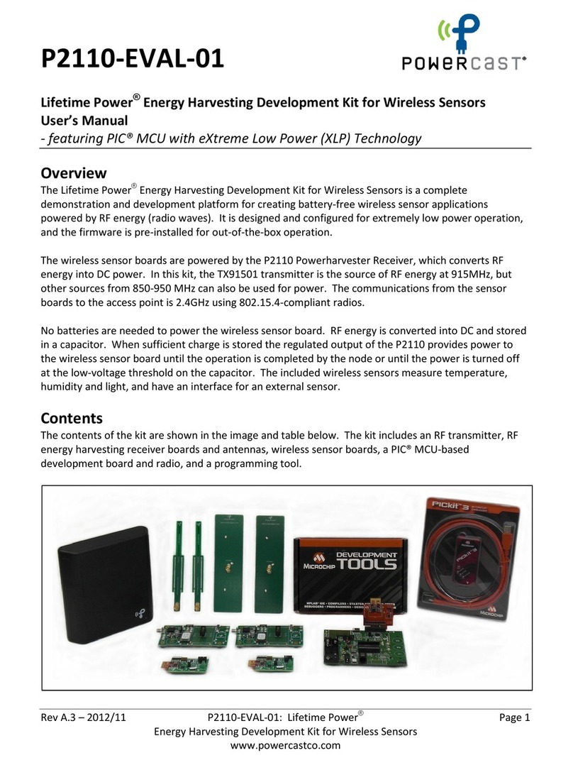 Powercast P2110-EVAL-01 user manual