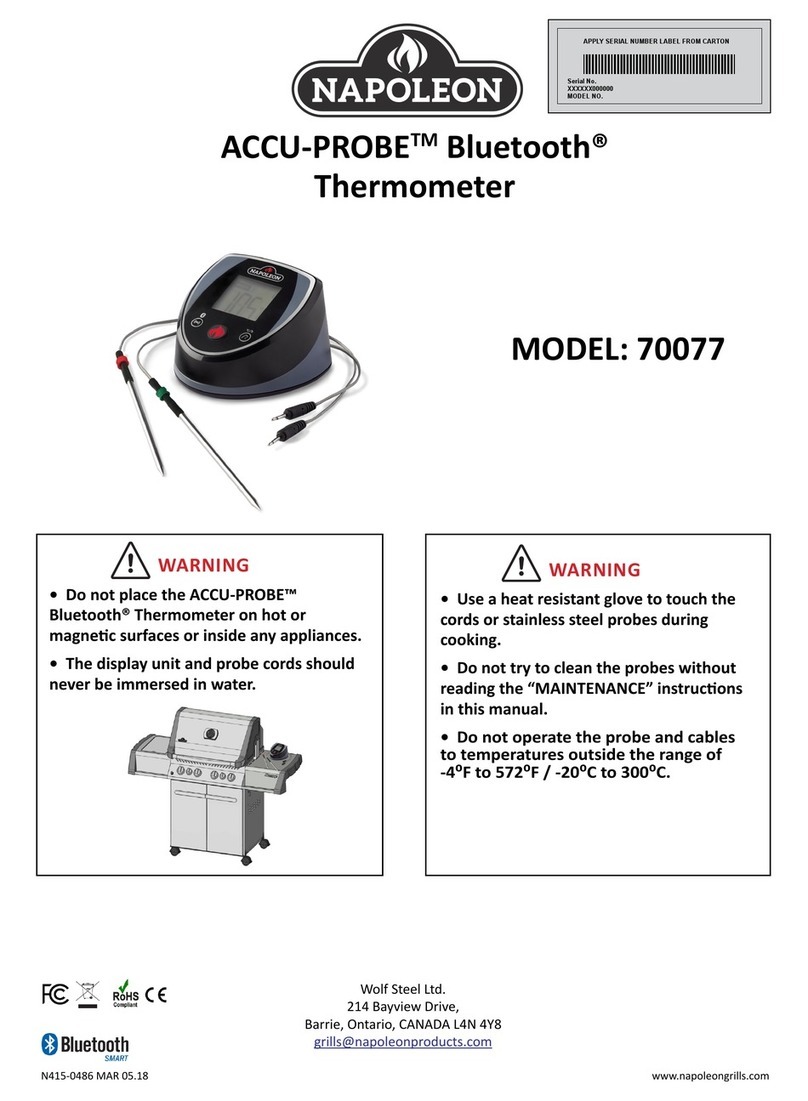 Napoleon ACCU-PROBE 70077 manual
