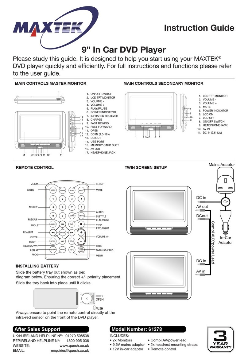 MAXTEK 61278 Instruction guide