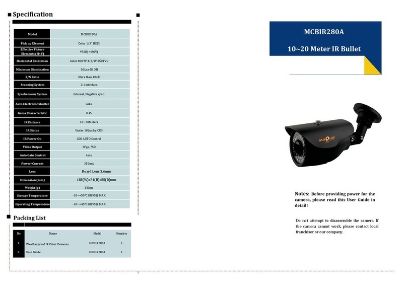 Magus MCBIR280A User manual