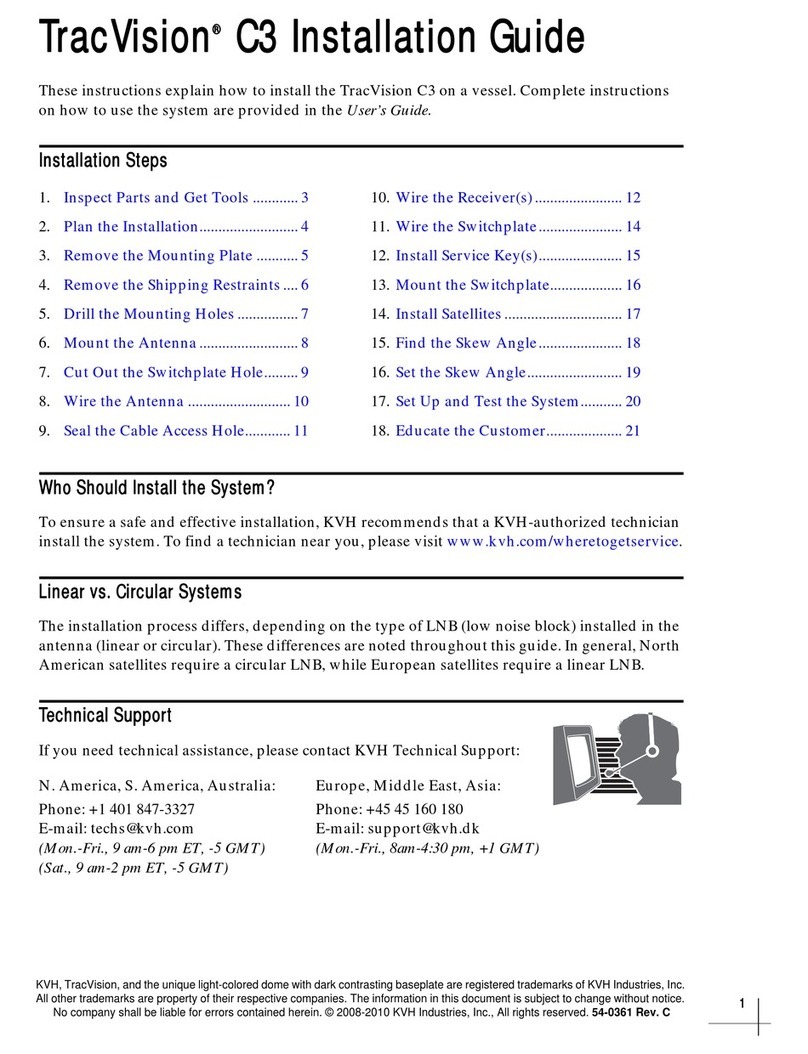 TracVision C3 User manual TracVision C3 User manual