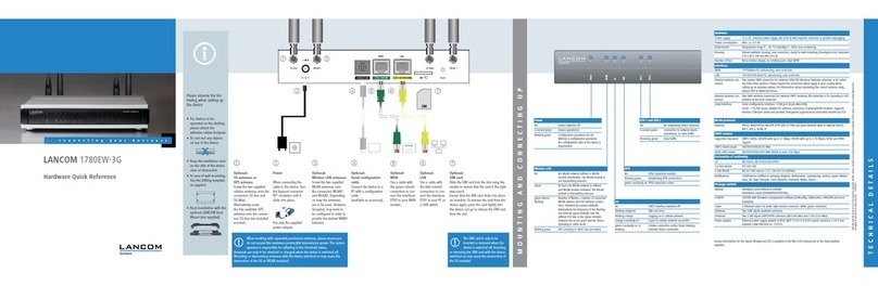 Lancom 1780EW-3G Hardware Quick Reference
