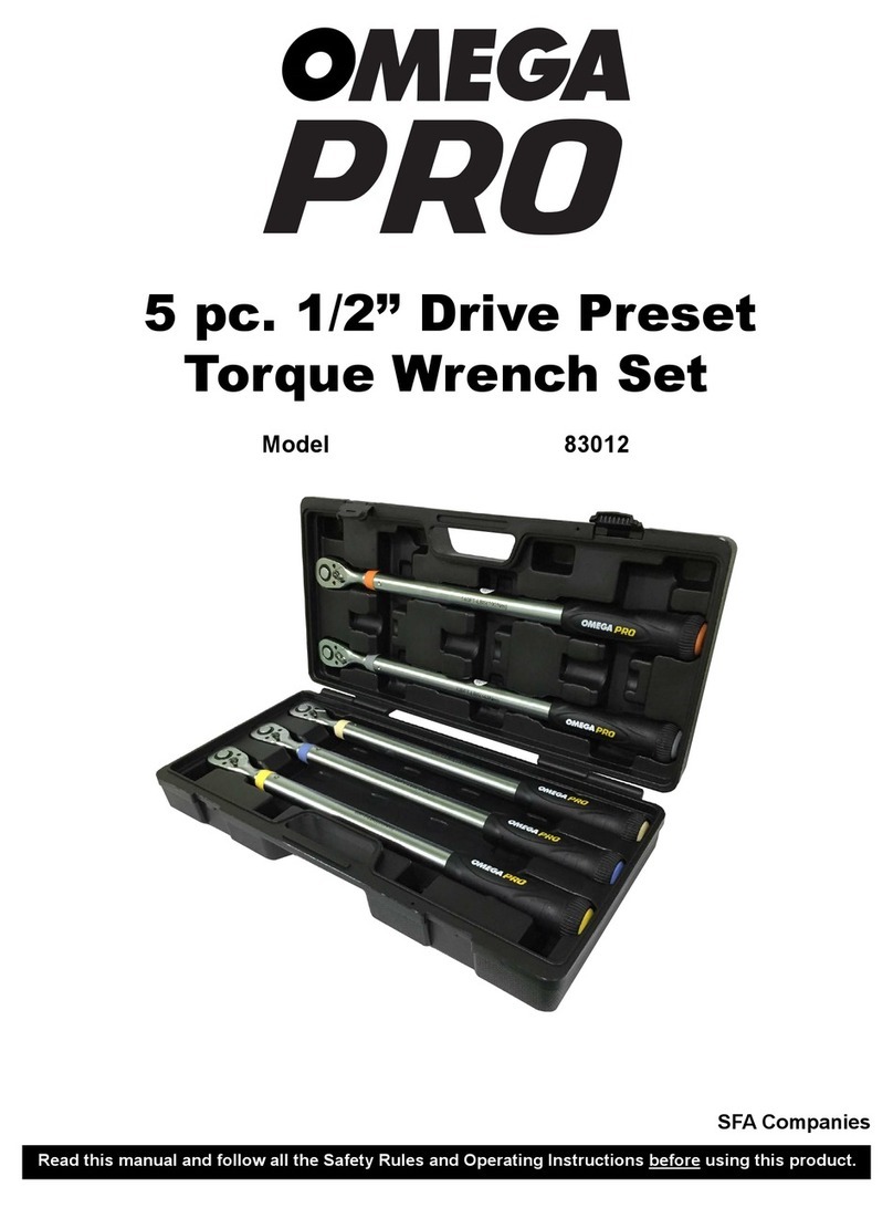 Omega Pro 83012 user manual