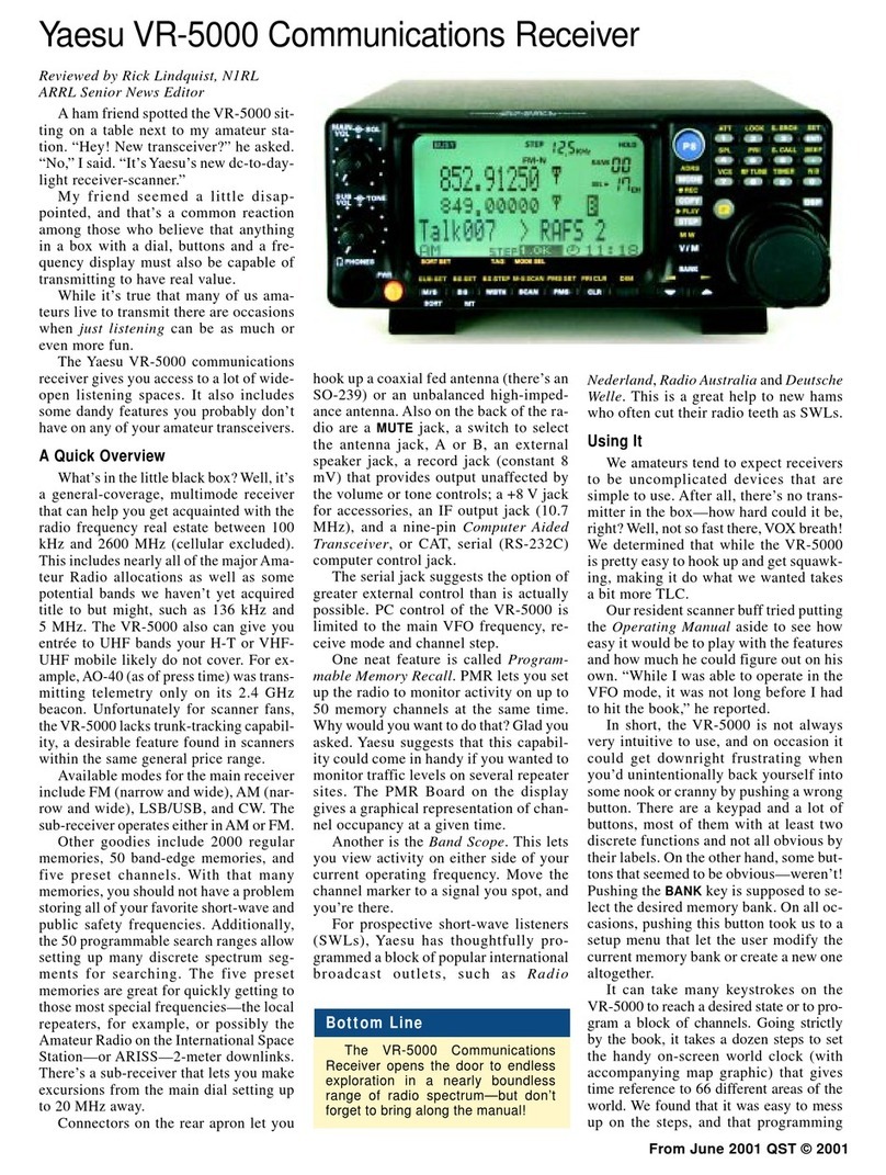 Yaesu VR-5000 operating manual