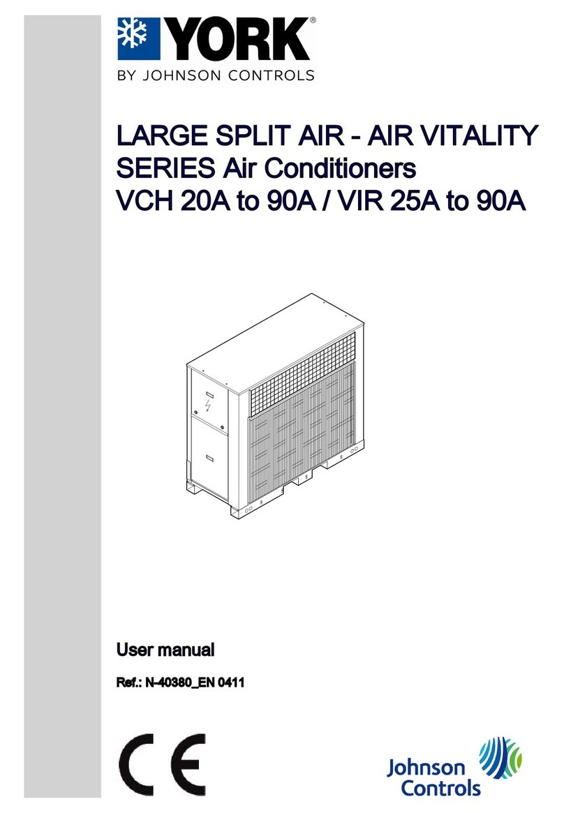 York VCH-20A user manual