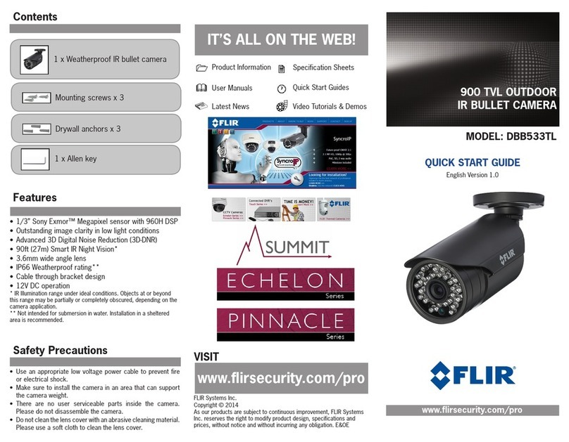 FLIR DBB533TL quick start guide