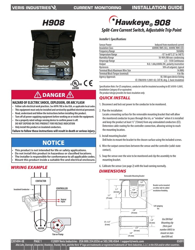 Hawkeye Mfg H908 User manual