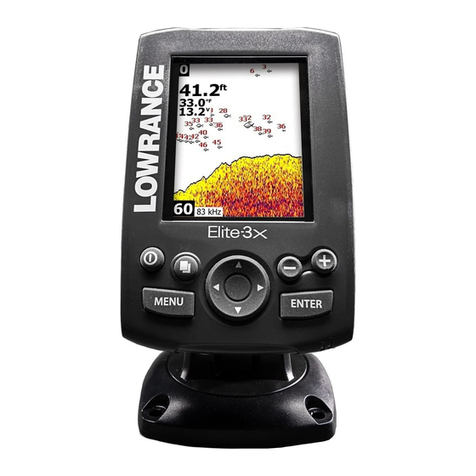 Lowrance Elite-3x DSI User manual Lowrance Elite-3x DSI User manual