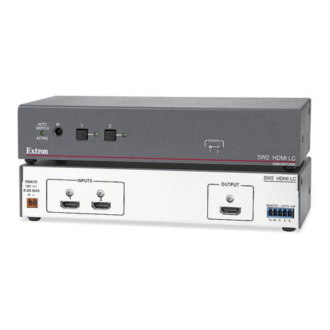 Extron electronics SW HDMI LC Series User manual Extron electronics SW HDMI LC Series User manual