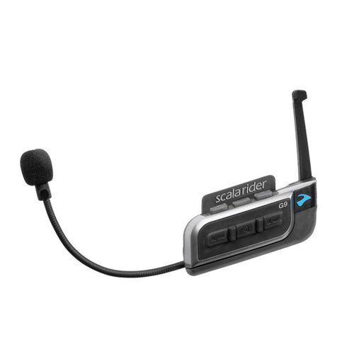 Cardo Systems Scala Rider G9 User manual