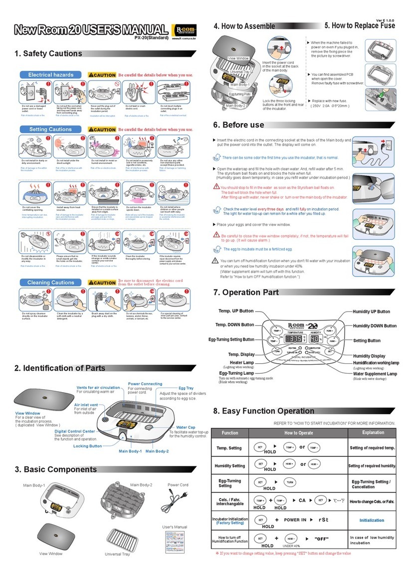 Rcom 20 User manual