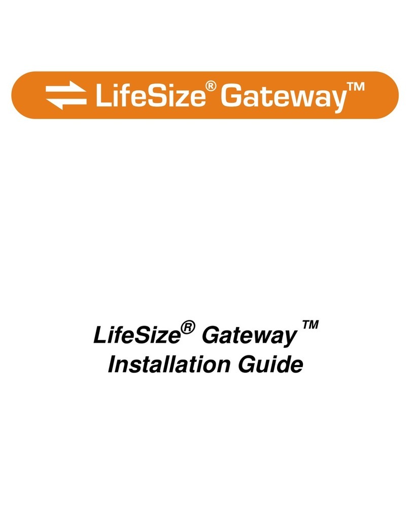 LifeSize Gateway-Serial User manual