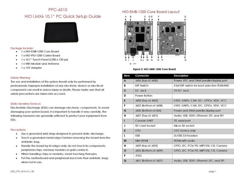 EMAC PPC-4510 Quick setup guide EMAC PPC-4510 Quick setup guide