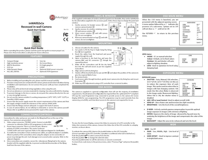 InMotion inWAllS2P1L30 User manual