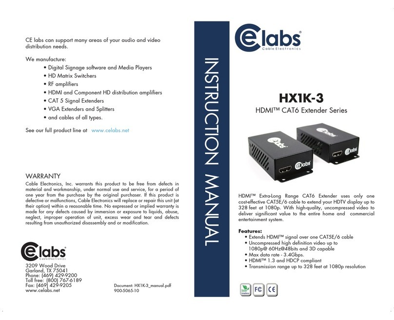 Celabs HX1K-3 User manual