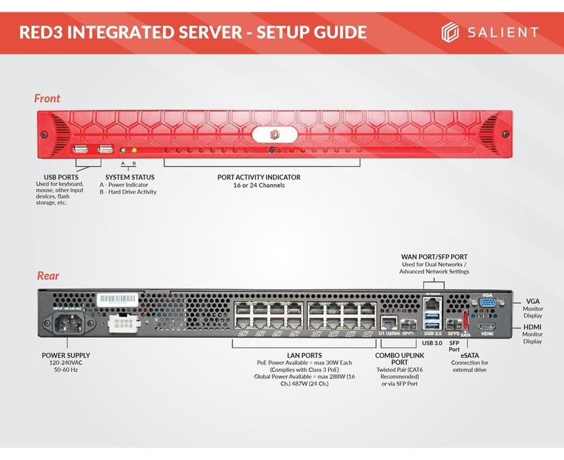 Salient RED3 Setup guide