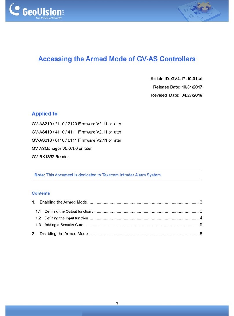 GeoVision GV-AS210 user manual