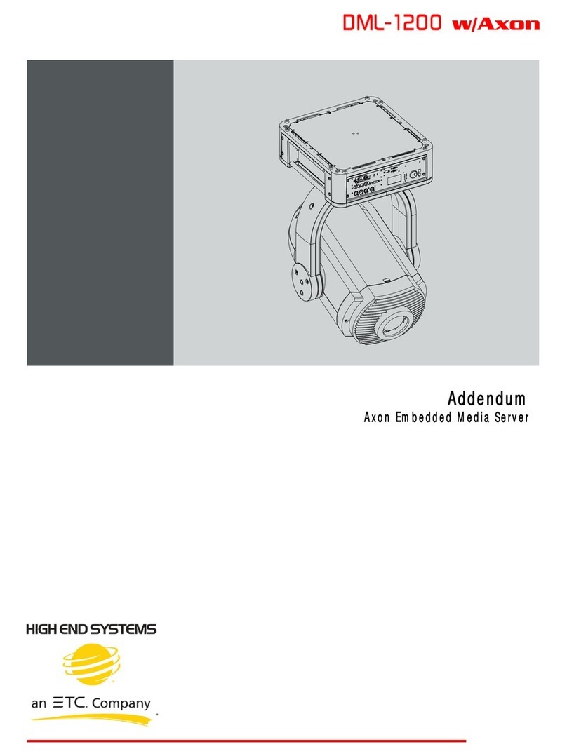 High End Systems DML-1200 User manual