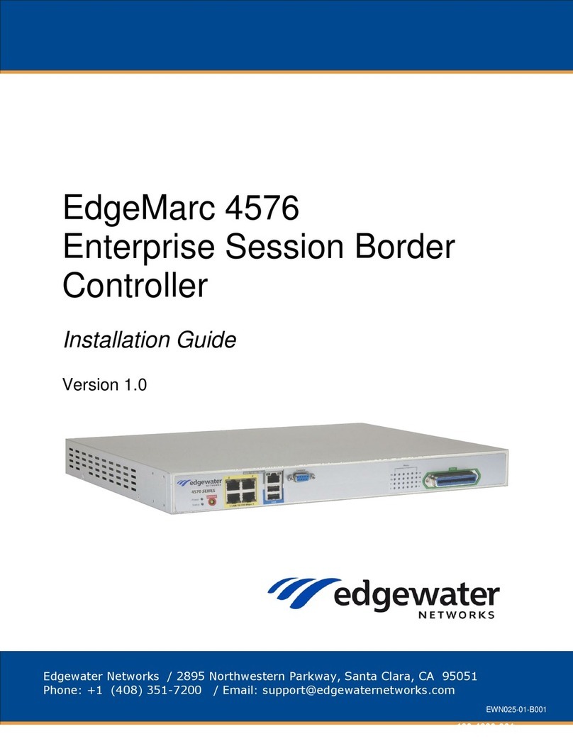 Edgewater Networks EdgeMarc 4576 User manual