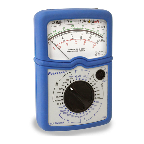 PeakTech 3260 Installation manual PeakTech 3260 Installation manual